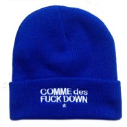 Bonnet COMME DES F DOWN [Bleu]