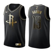 James Harden, Houston Rockets - Black/Gold