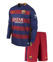 Kit FC Barcelona Home Junior 2015/16 ML