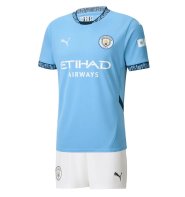 Manchester City Home 2024/25 Junior Kit